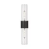 Mirza Clear Glass Bath Sconce - 2 Light