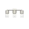 Mirza Clear Glass Vanity Light - 3 Light