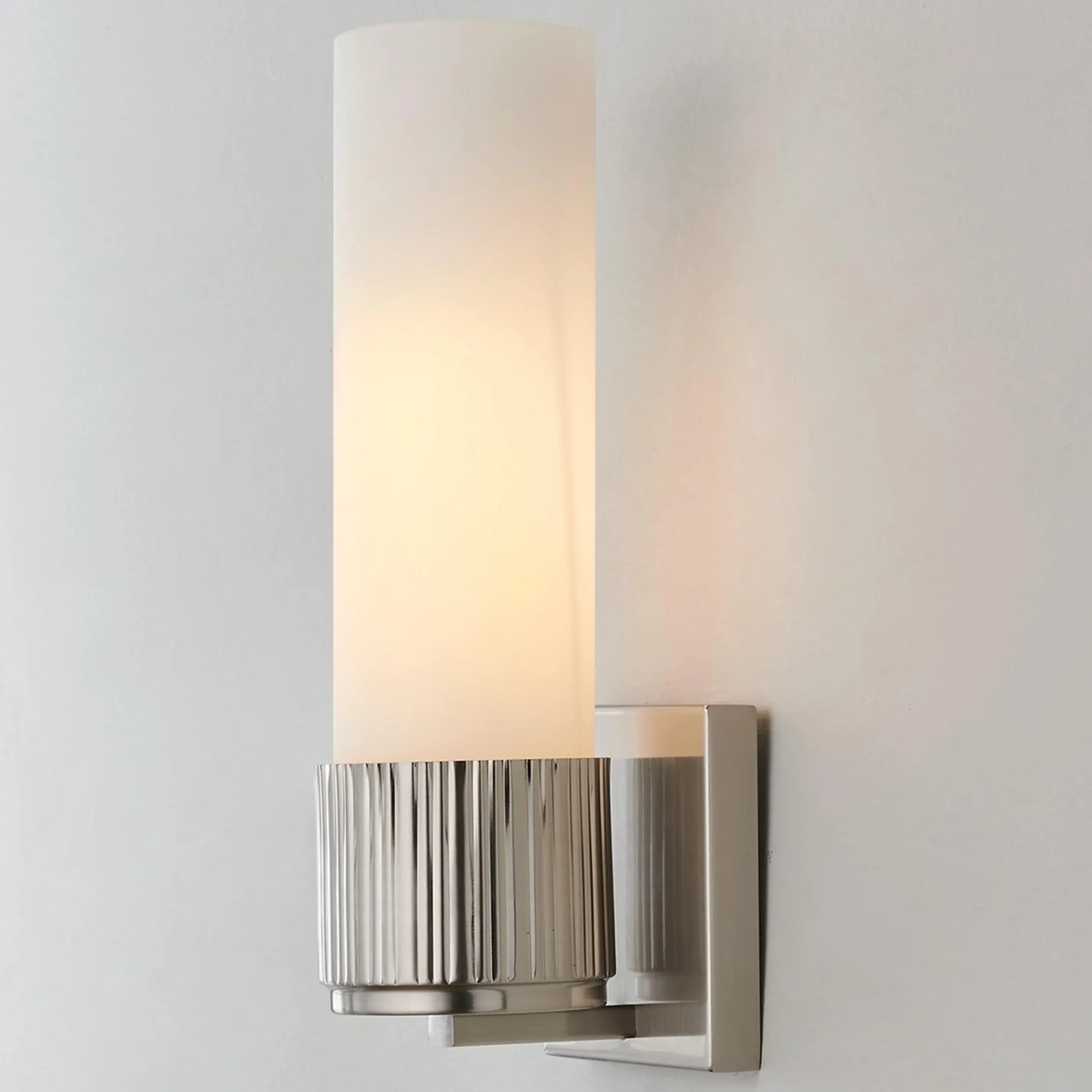 Mirza Opal Glass Bath Sconce - 1 Light