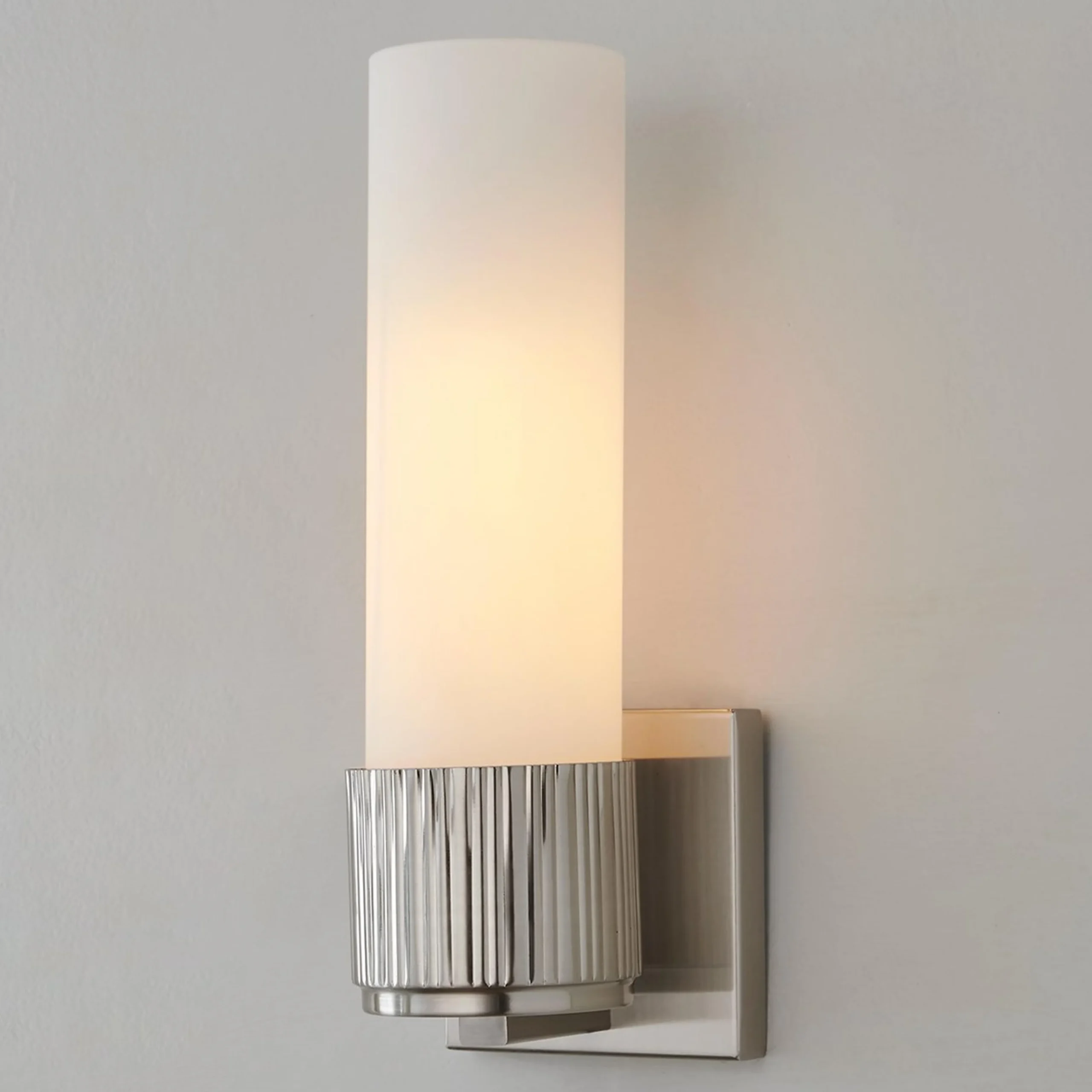 Mirza Opal Glass Bath Sconce - 1 Light