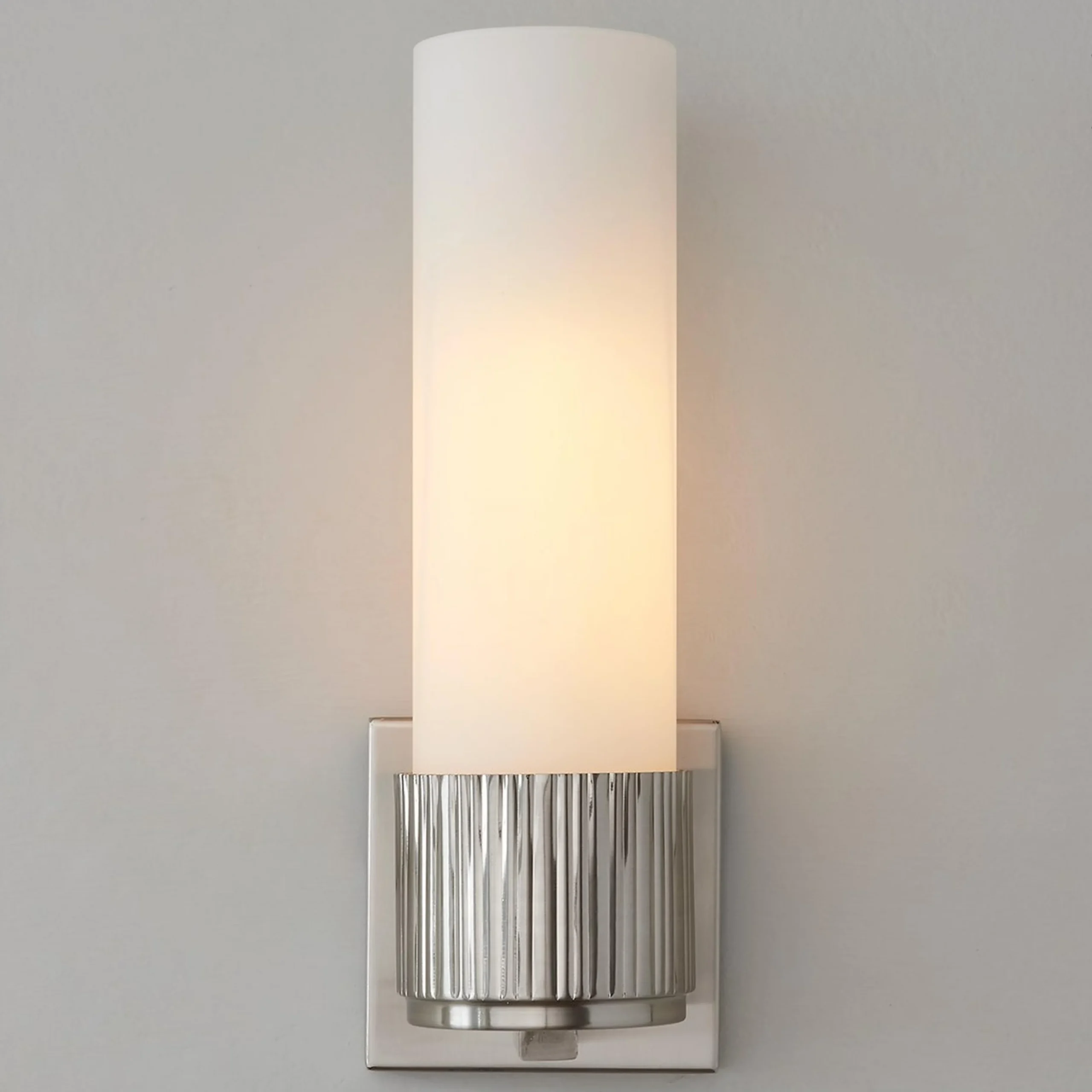 Mirza Opal Glass Bath Sconce - 1 Light