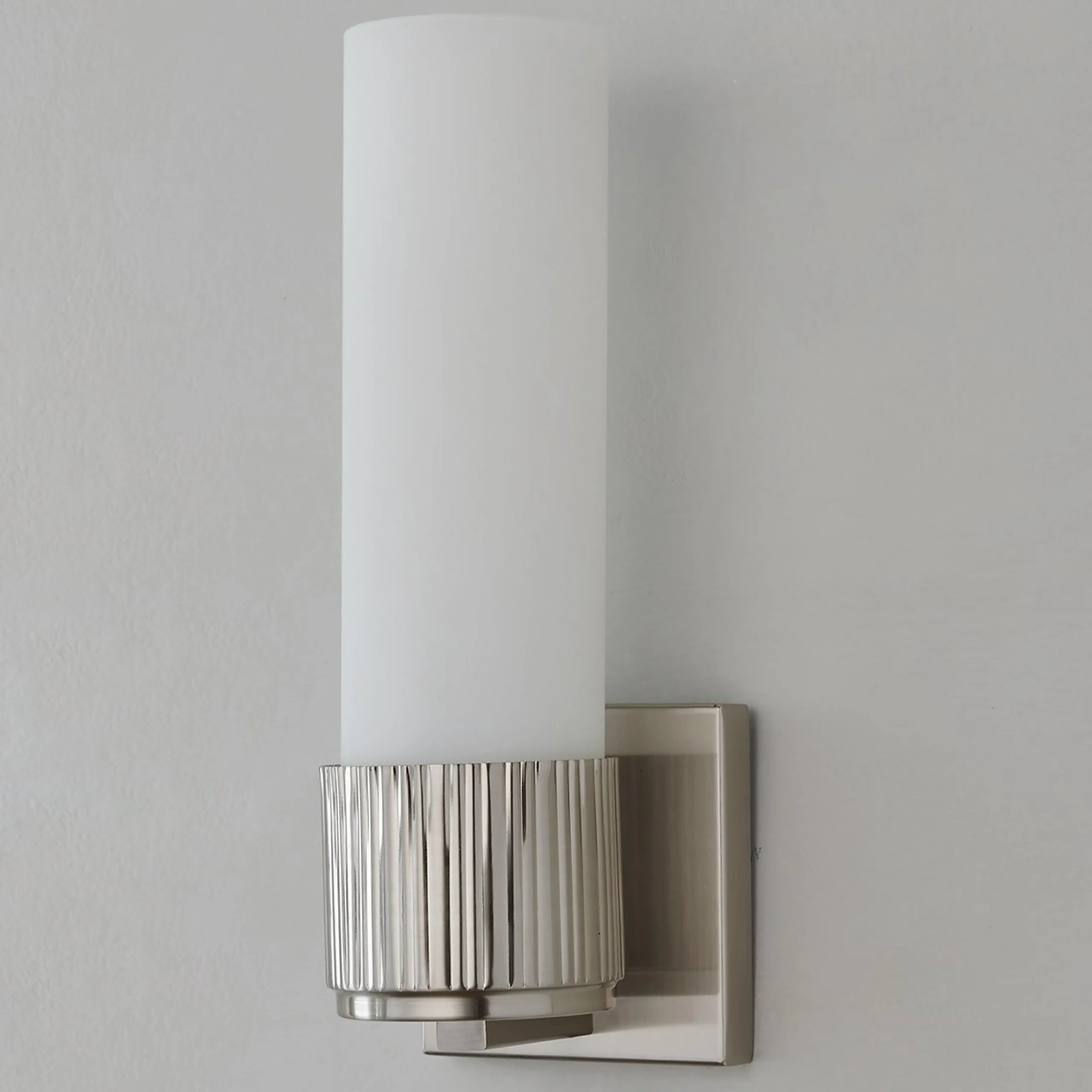 Mirza Opal Glass Bath Sconce - 1 Light