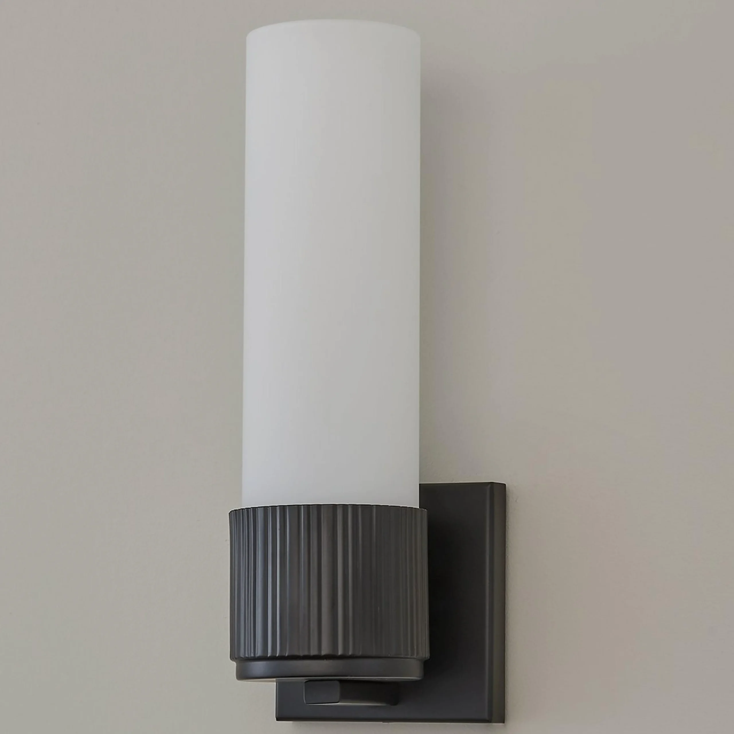 Mirza Opal Glass Bath Sconce - 1 Light