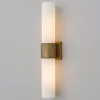 Mirza Opal Glass Bath Sconce - 2 Light