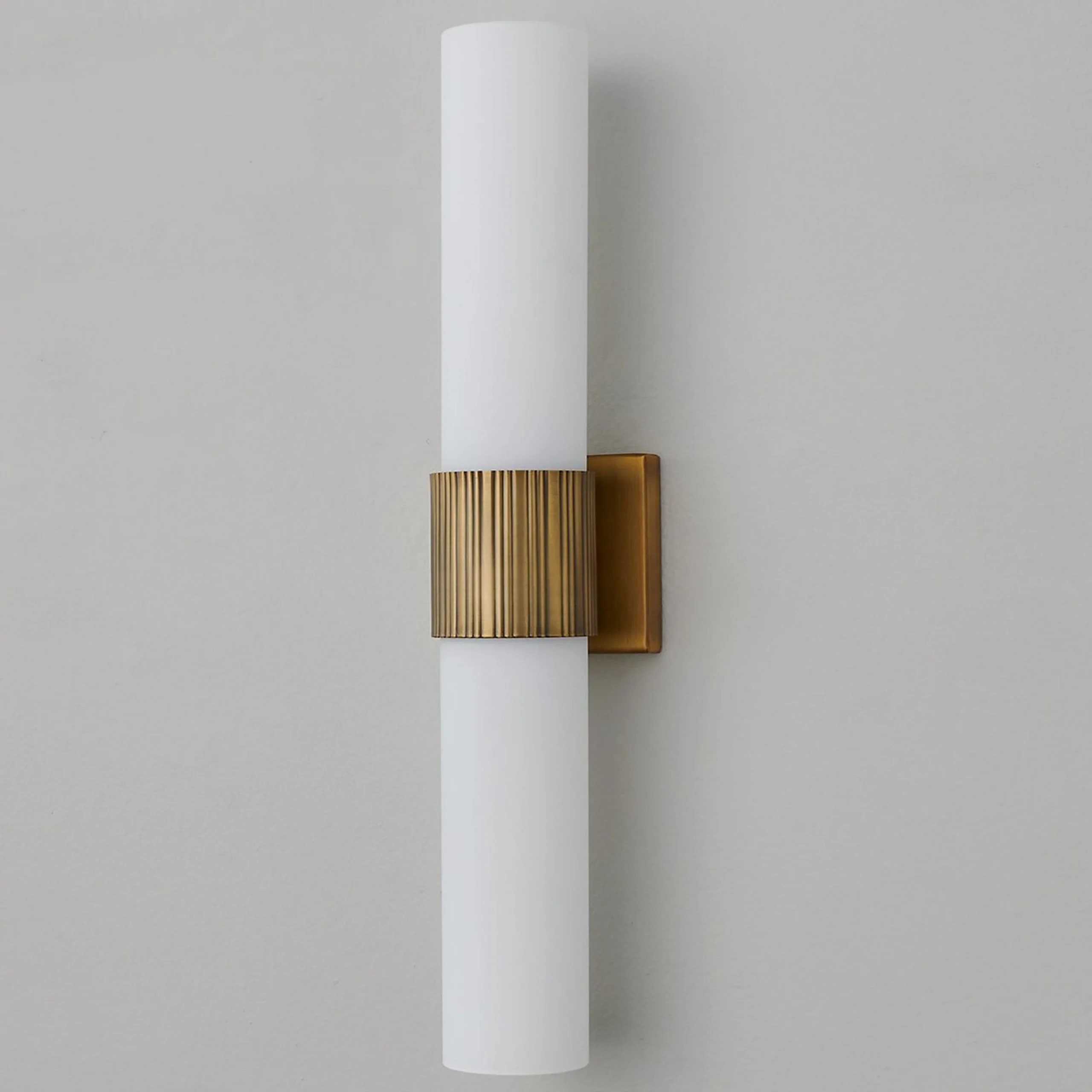 Mirza Opal Glass Bath Sconce - 2 Light