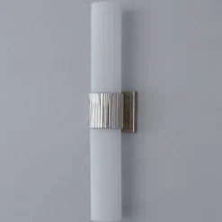Mirza Opal Glass Bath Sconce - 2 Light