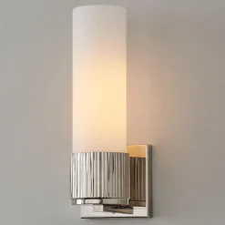 Mirza Opal Glass Bath Sconce - 1 Light
