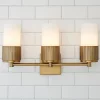 Mirza Opal Glass Vanity Light - 3 Light