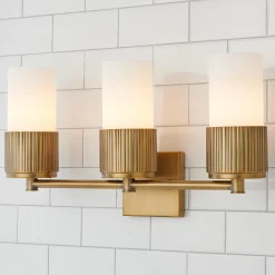 Mirza Opal Glass Vanity Light - 3 Light