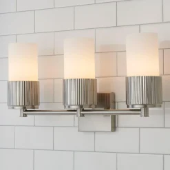 Mirza Opal Glass Vanity Light - 3 Light