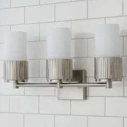 Mirza Opal Glass Vanity Light - 3 Light