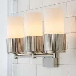 Mirza Opal Glass Vanity Light - 3 Light