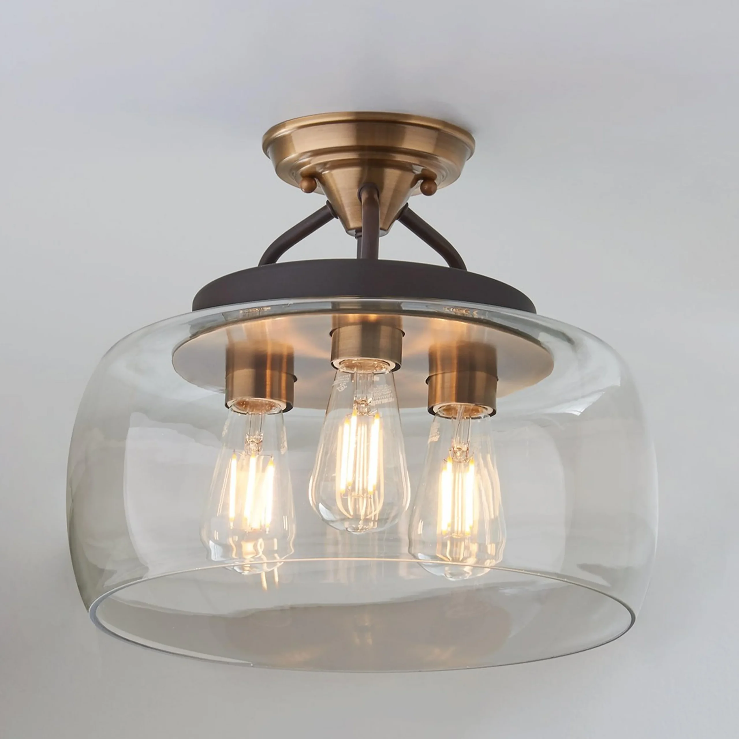 Mod Bowl Semi-Flush Ceiling Light - Large