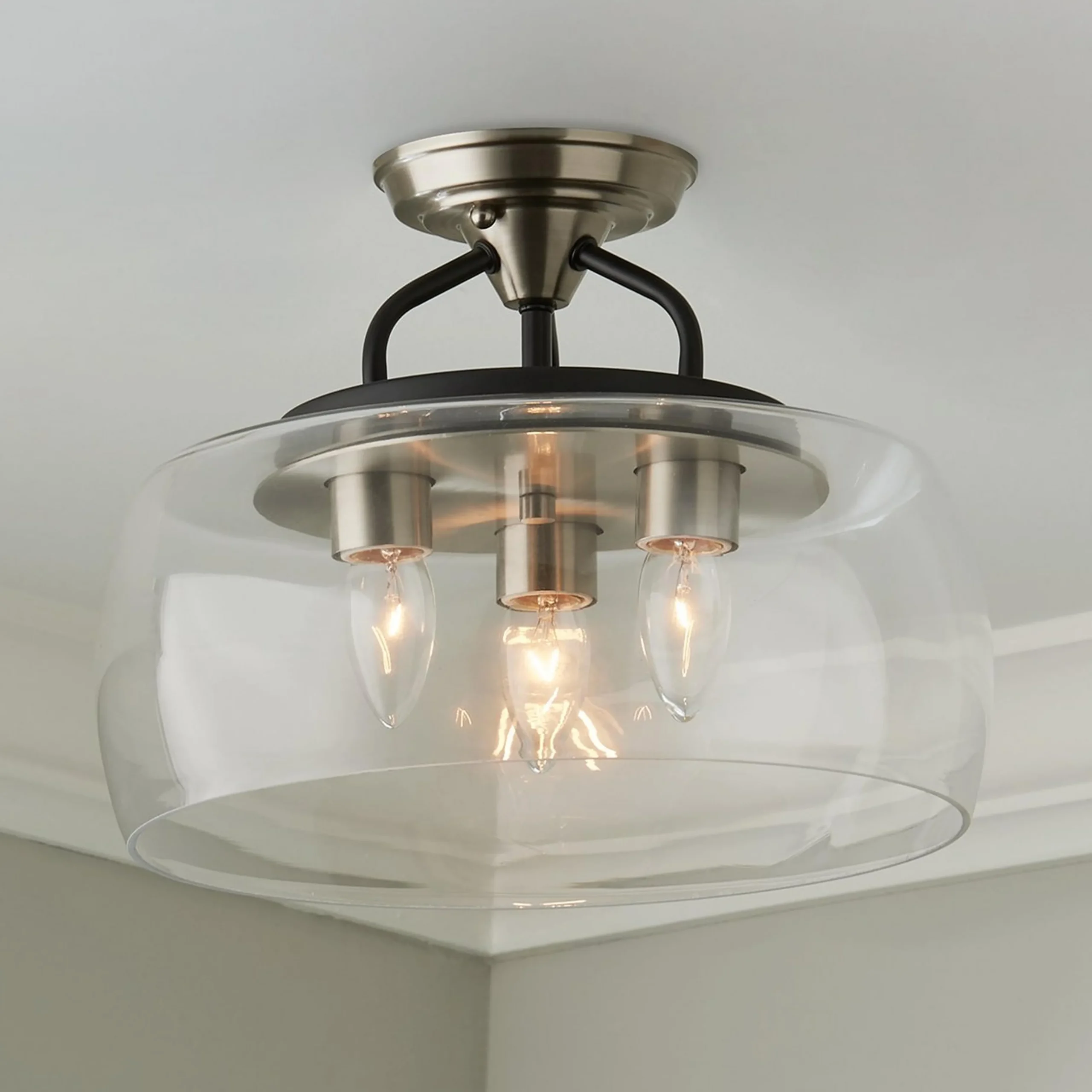 Mod Bowl Semi-Flush Ceiling Light - Large