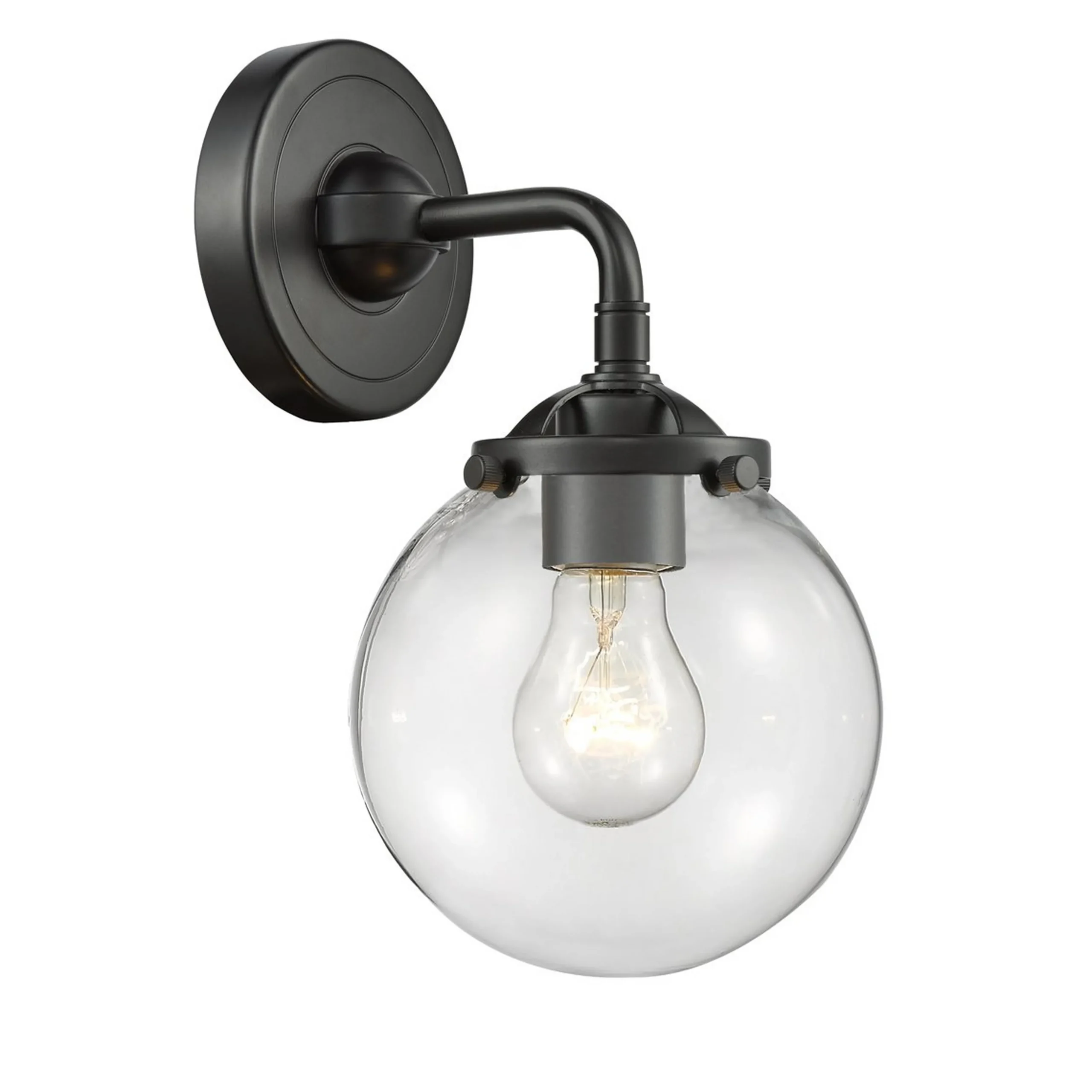Mod Mix Clear Globe Sconce