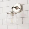 Mod Mix Clear Globe Sconce