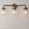 Mod Mix Clear Globe Vanity Light - 3 Light