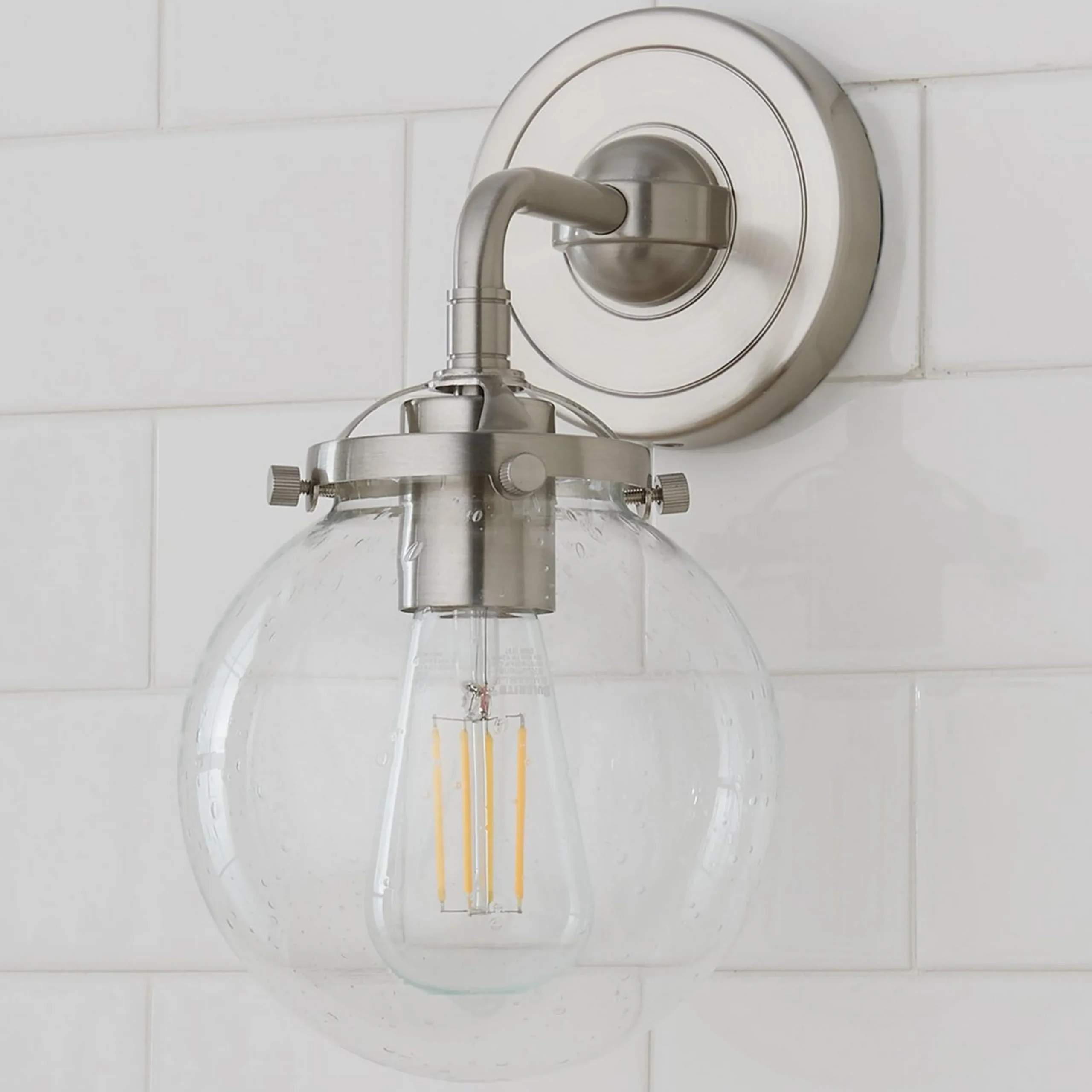 Mod Mix Seeded Globe Sconce