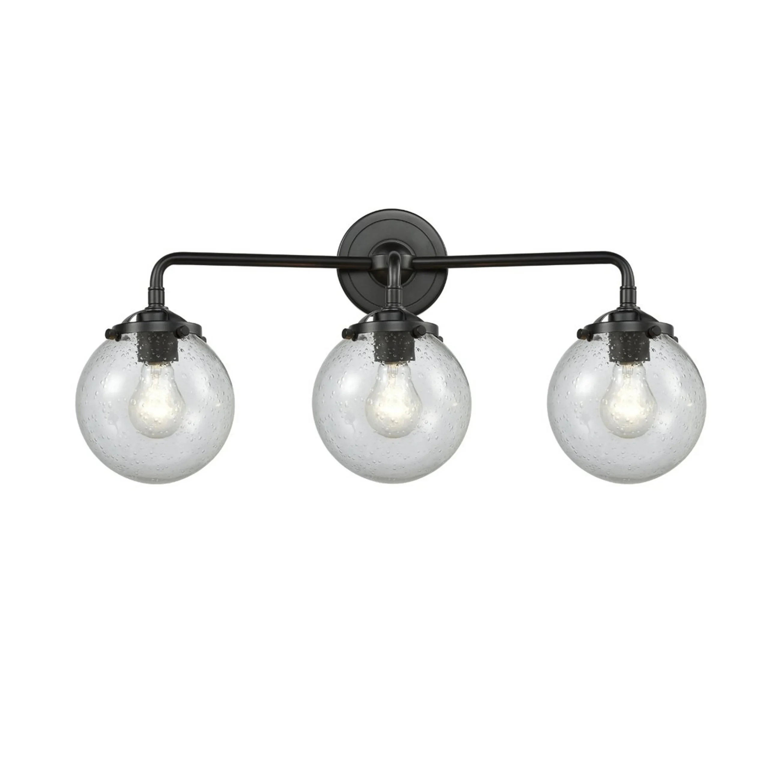 Mod Mix Seeded Globe Vanity Light - 3 Light