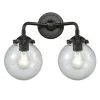 Mod Mix Seeded Globe Vanity Light - 2 light