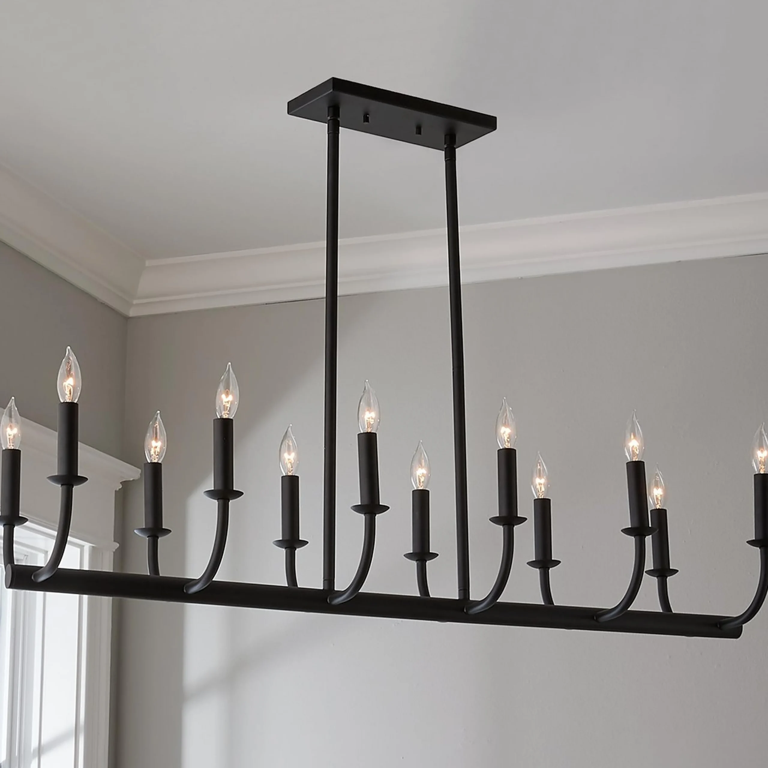 Moderately Modern Island Chandelier