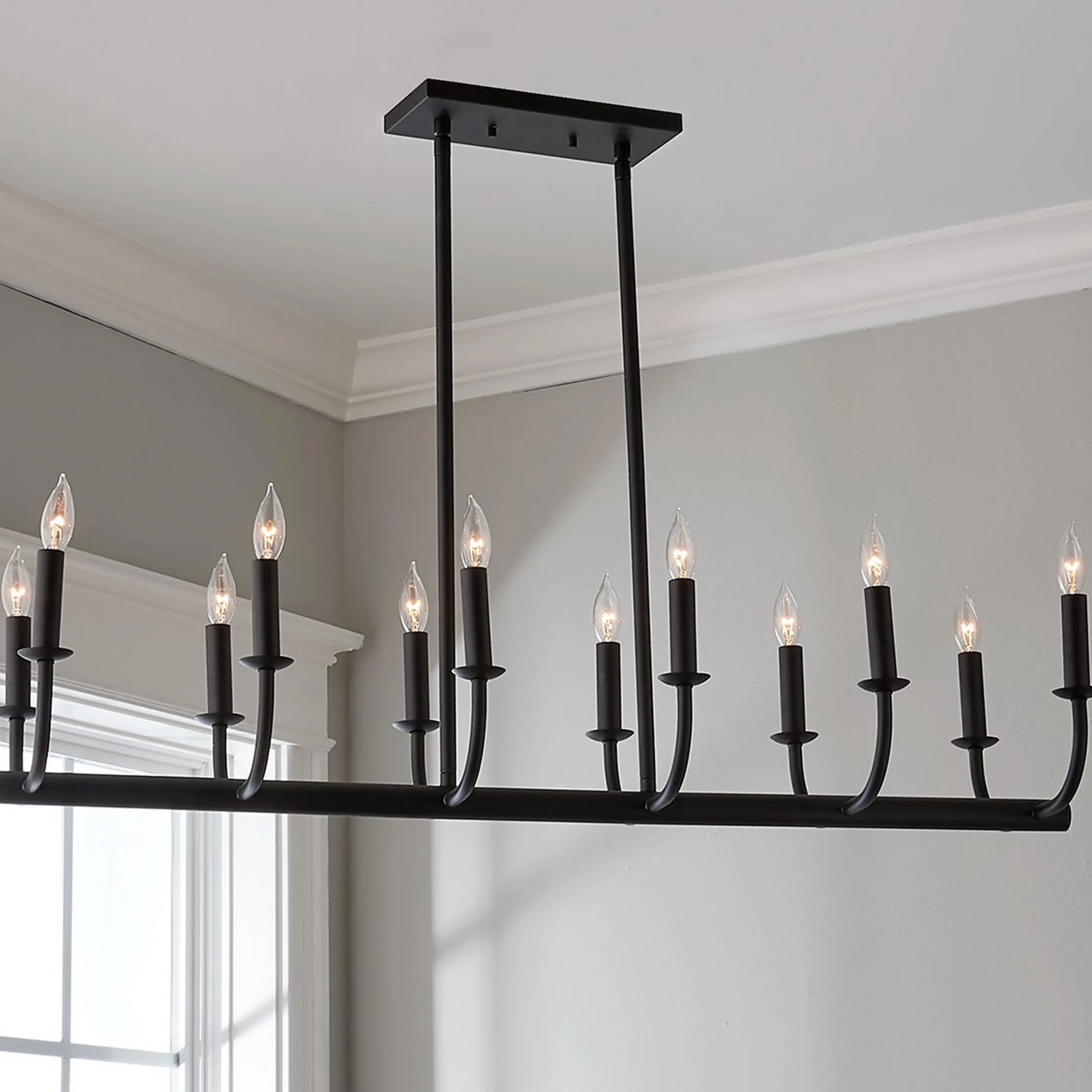 Moderately Modern Island Chandelier