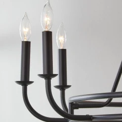 Moderately Modern Two-Tier Chandelier