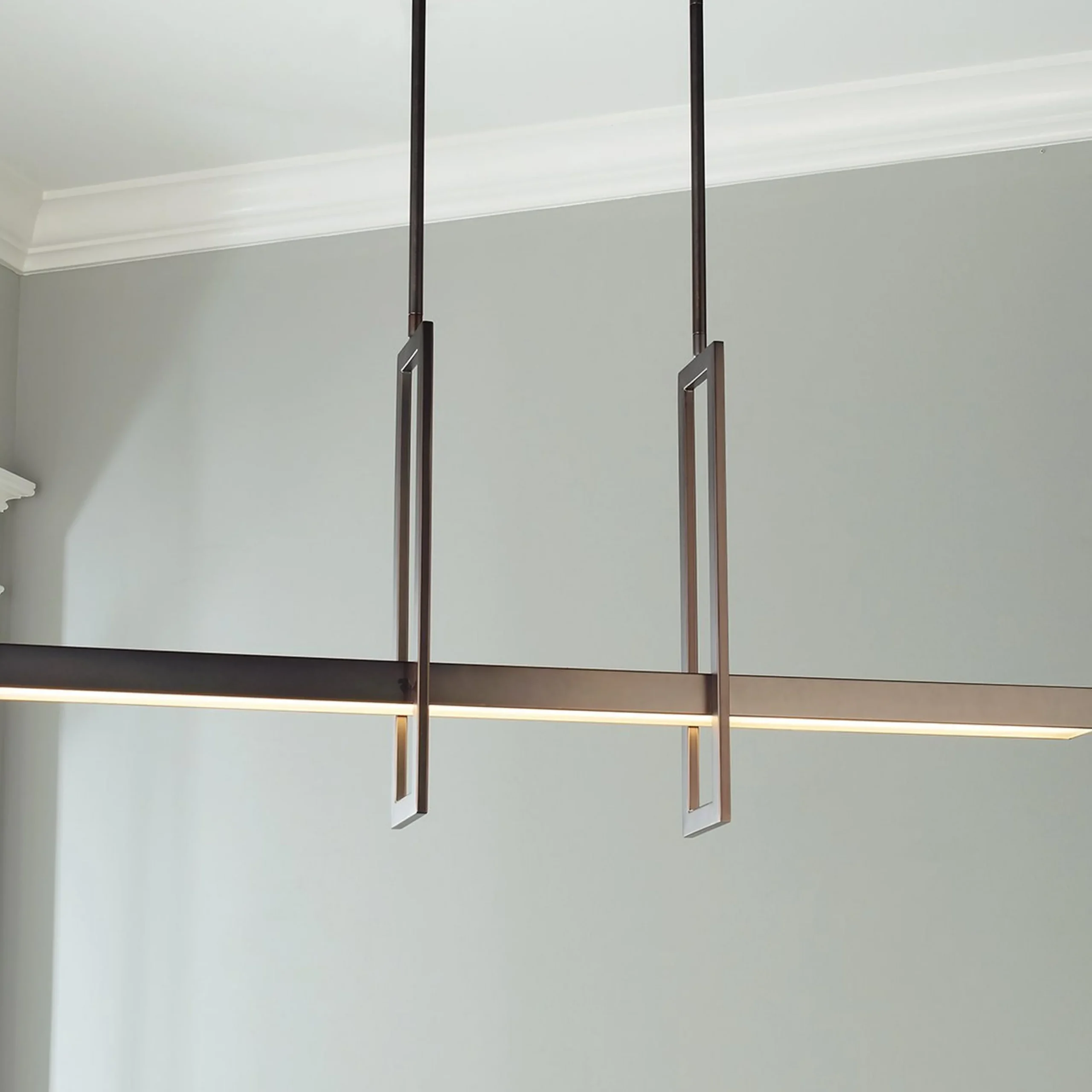 Modern Balance Beam LED Island Chandelier