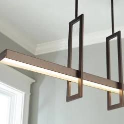 Modern Balance Beam LED Island Chandelier