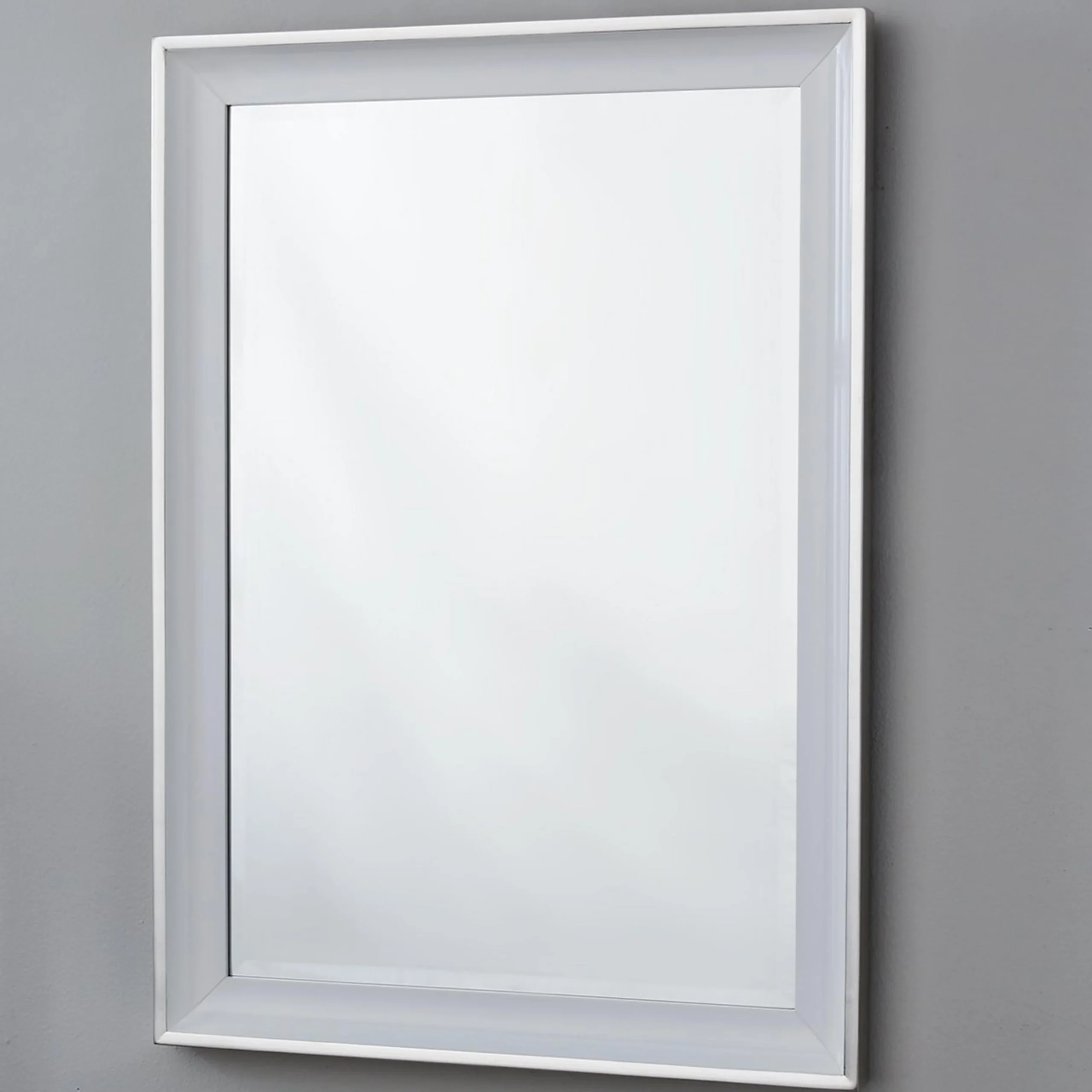 Modern Beveled Two-Toned Mirror