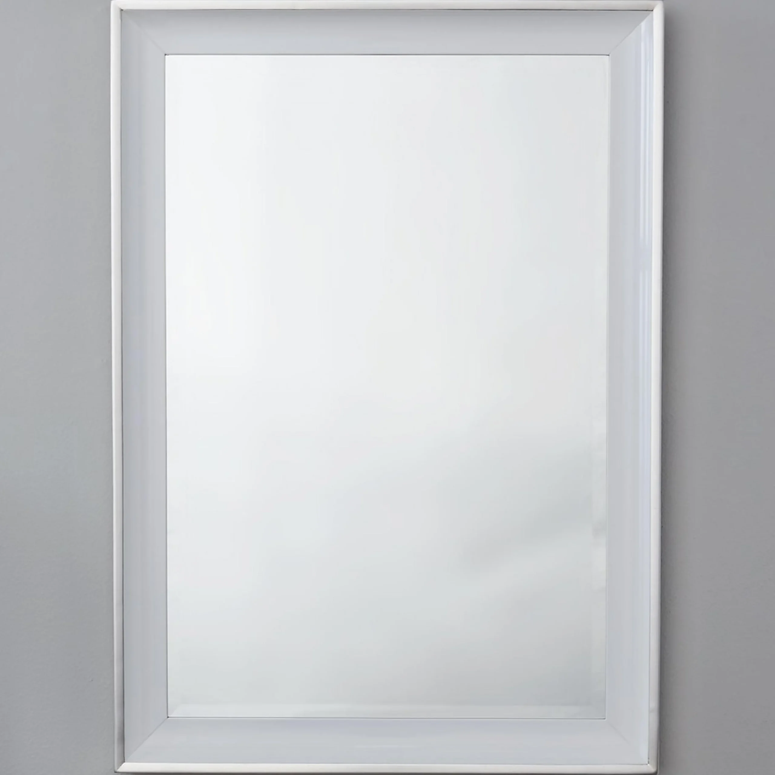 Modern Beveled Two-Toned Mirror
