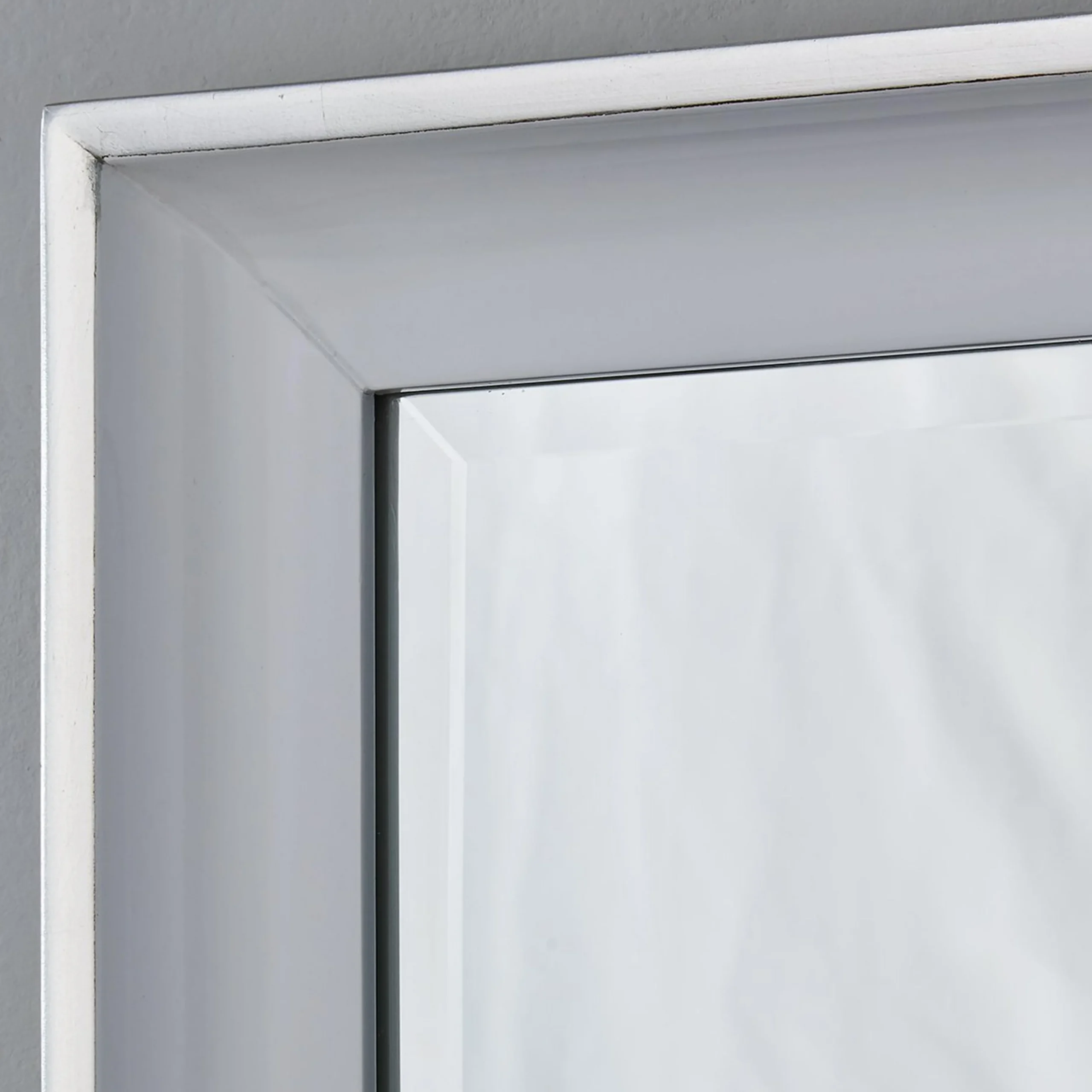 Modern Beveled Two-Toned Mirror
