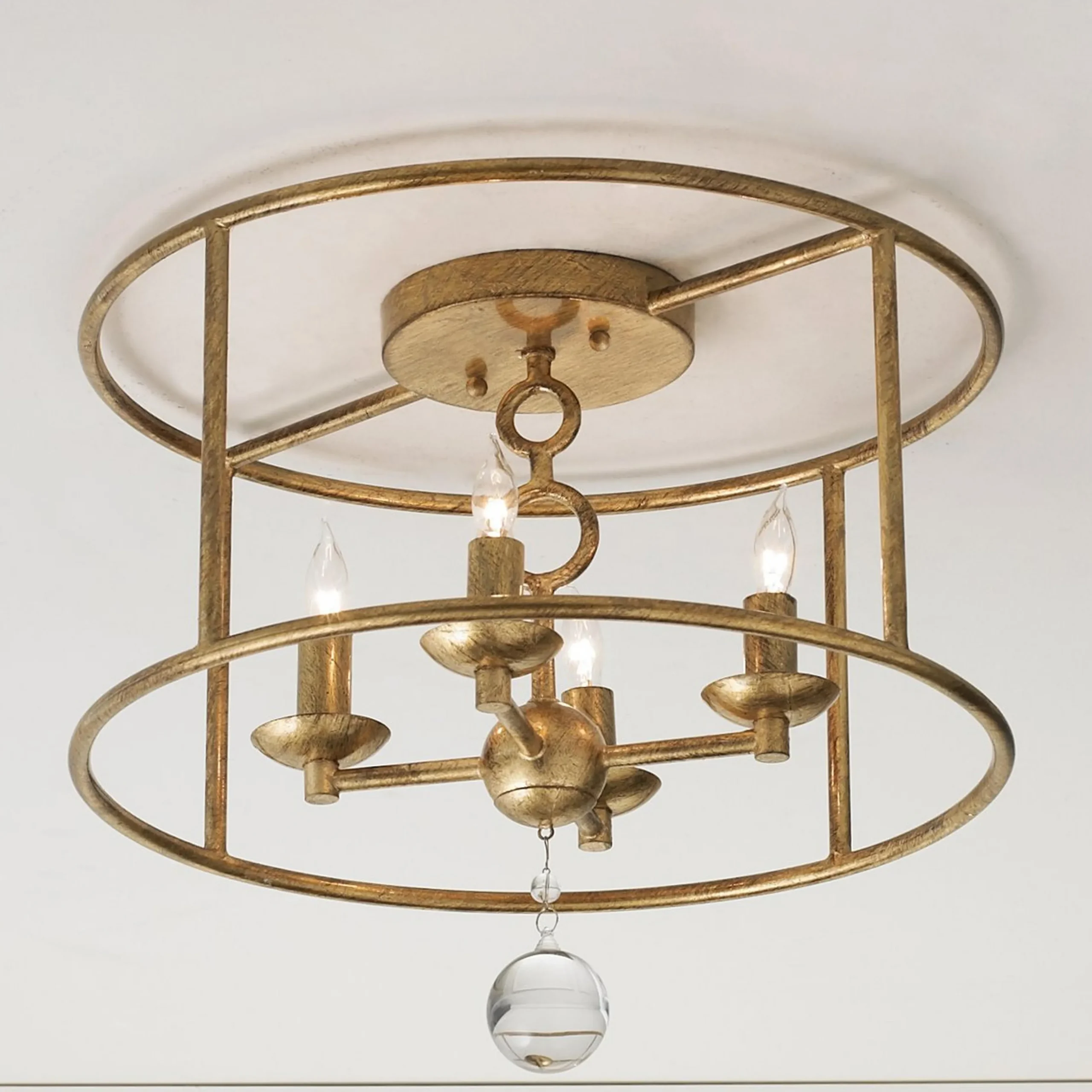 Modern Cage Ceiling Light