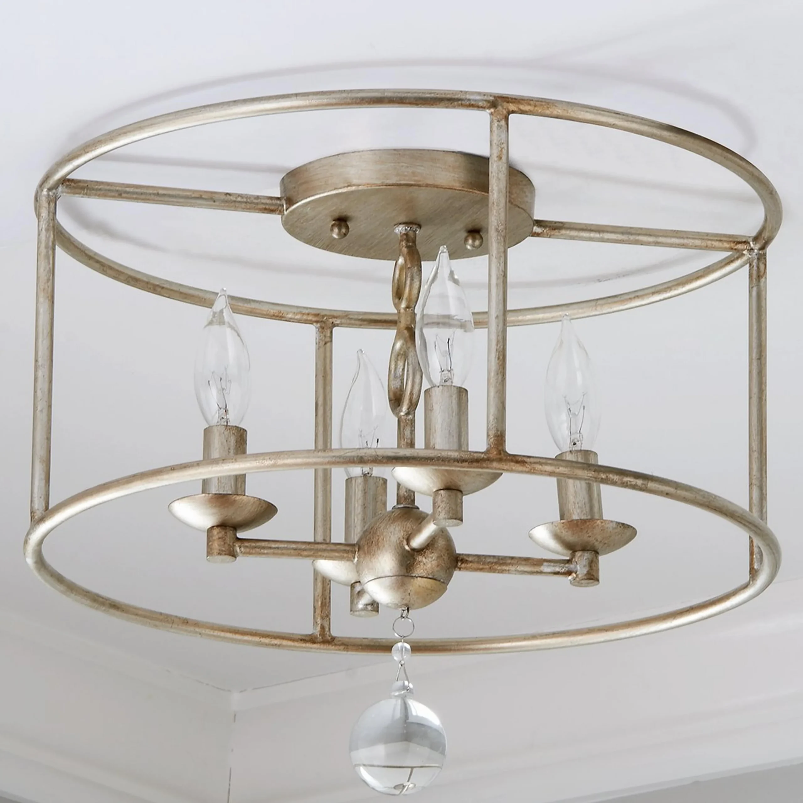 Modern Cage Ceiling Light