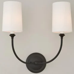 Modern Charleston Sconce - 2 Light