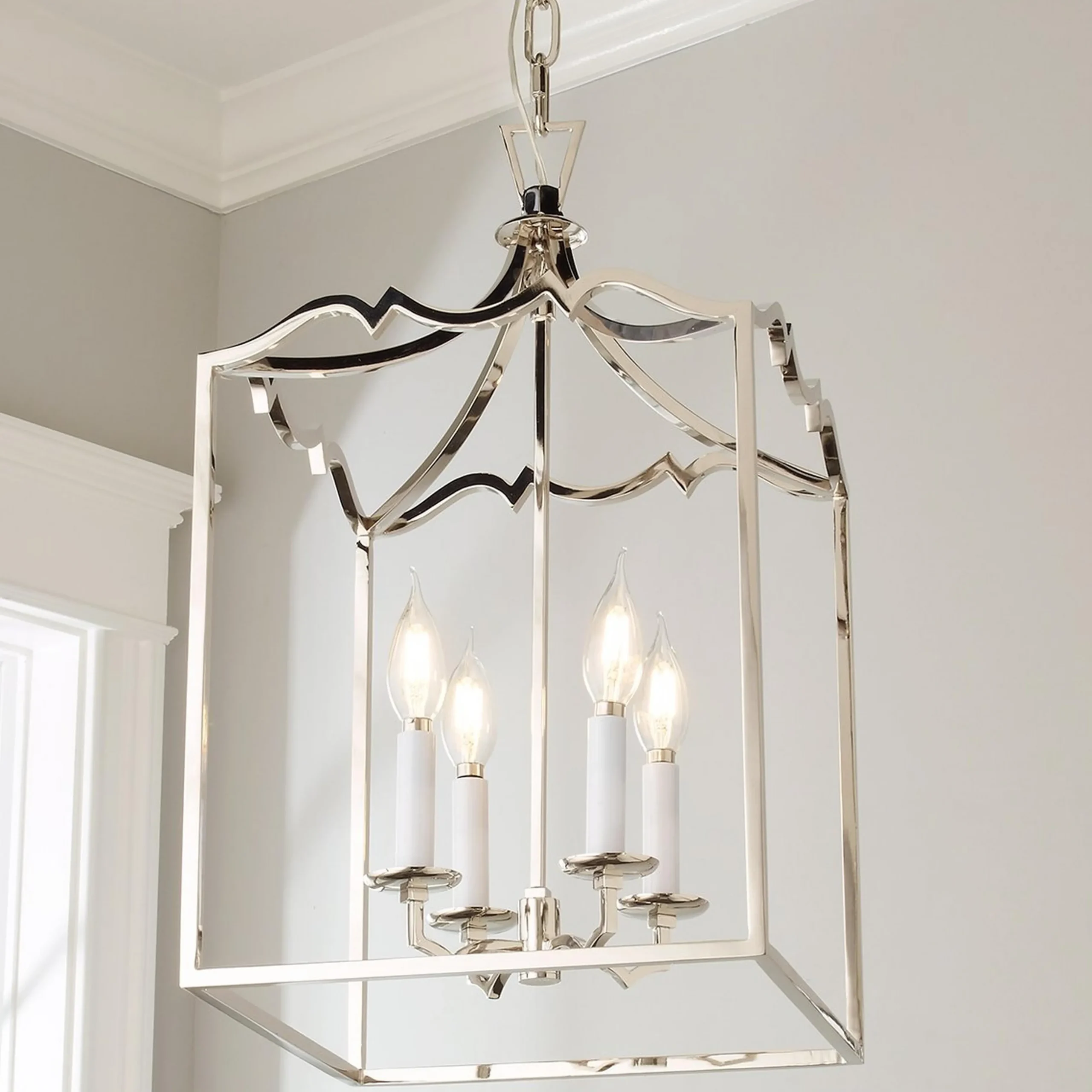 Modern Detailed Box Frame Lantern