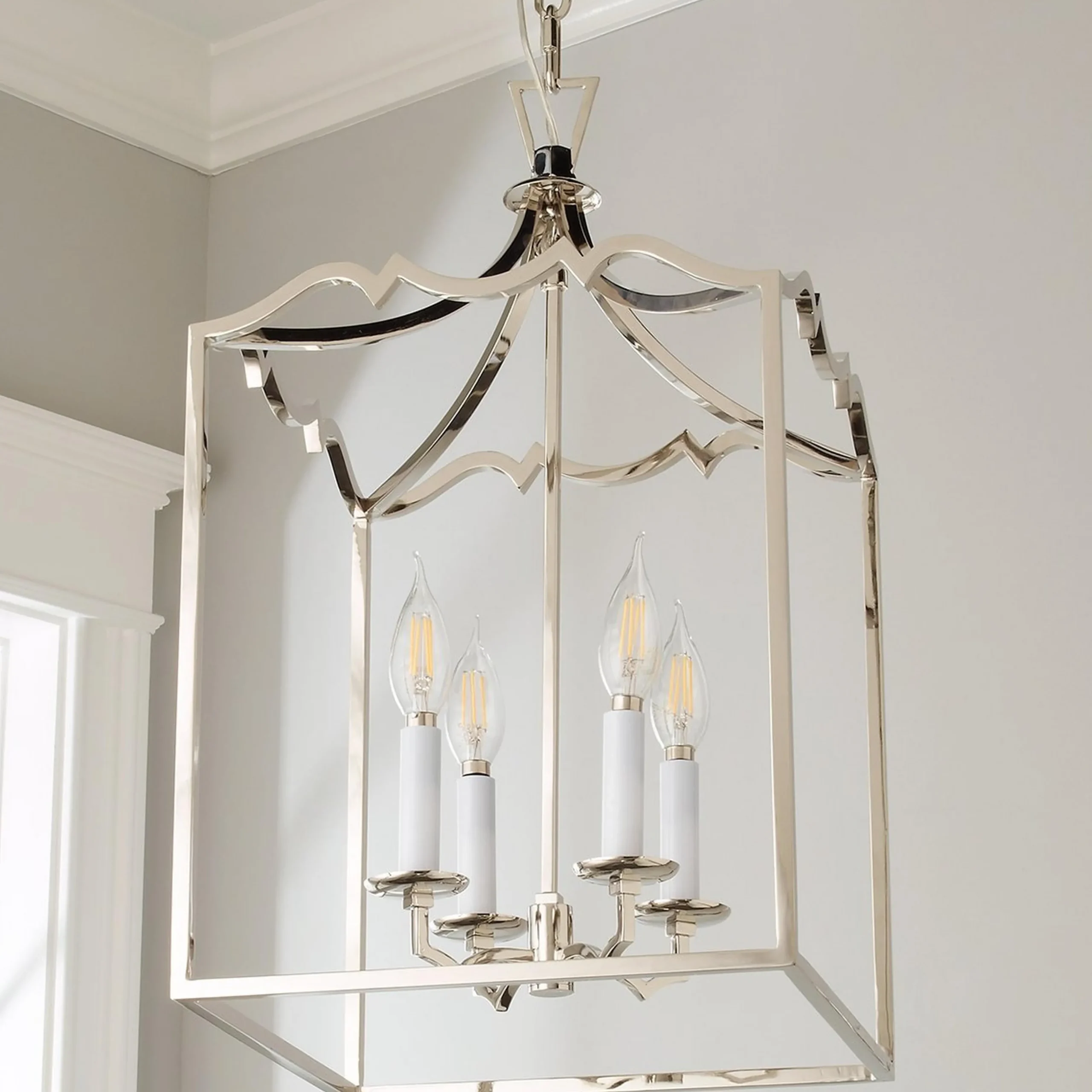 Modern Detailed Box Frame Lantern