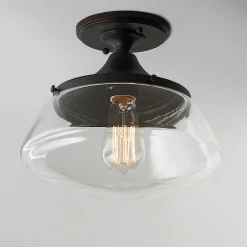 Modern Diner Semi-Flush Ceiling Light