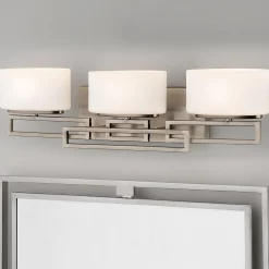 Modern Grid Vanity Light - 3 Light