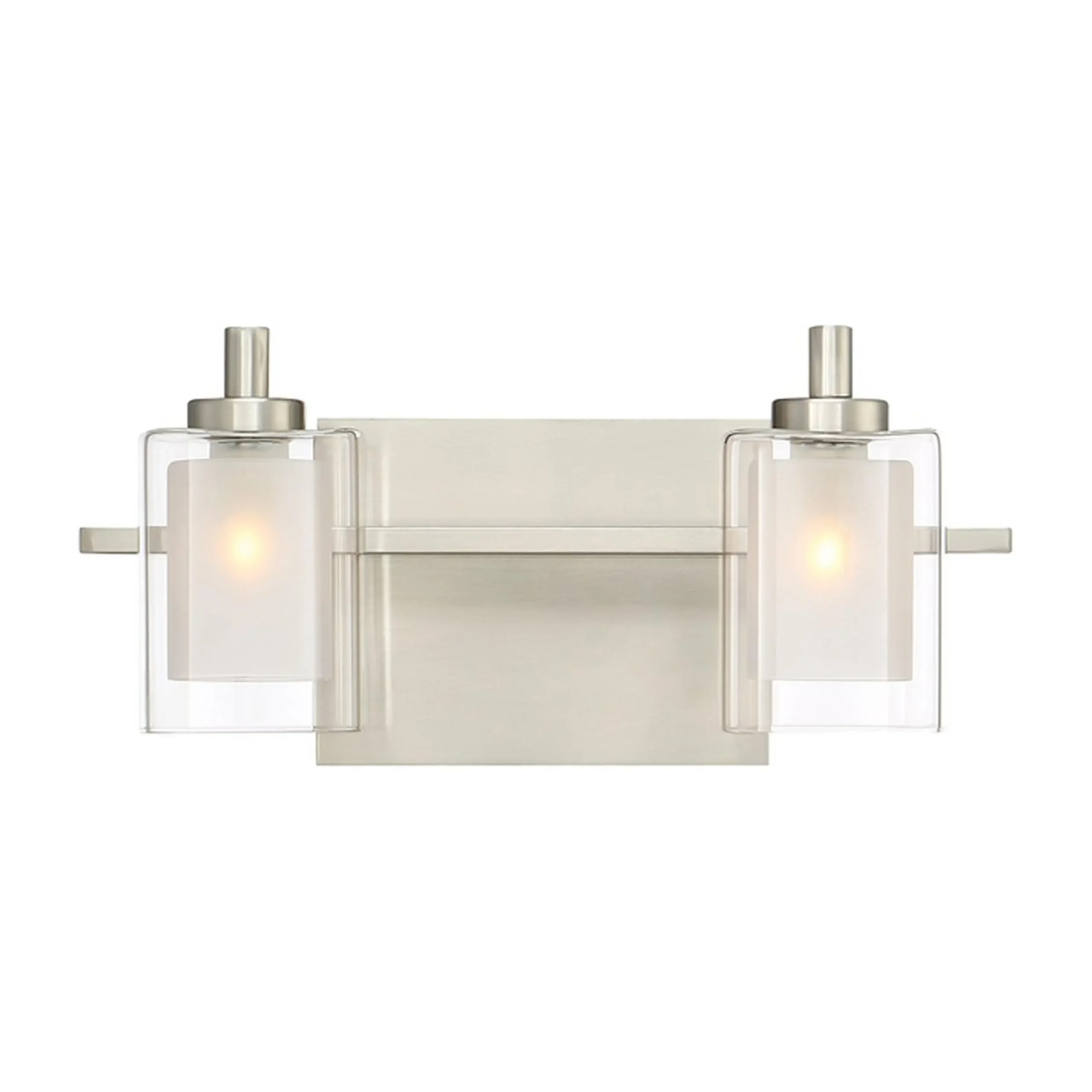 Modern Layered Geometric Vanity Light - 2 Light