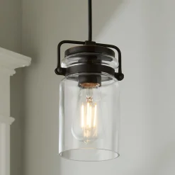 Modern Mason Jar Pendant Light