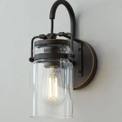 Modern Mason Jar Sconce