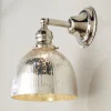 Modern Mercury Glass Restoration Wall Sconce
