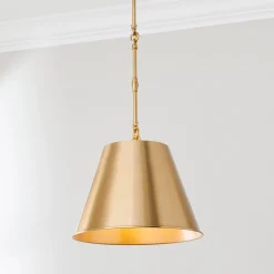 Modern Metal Shade Pendant - Small