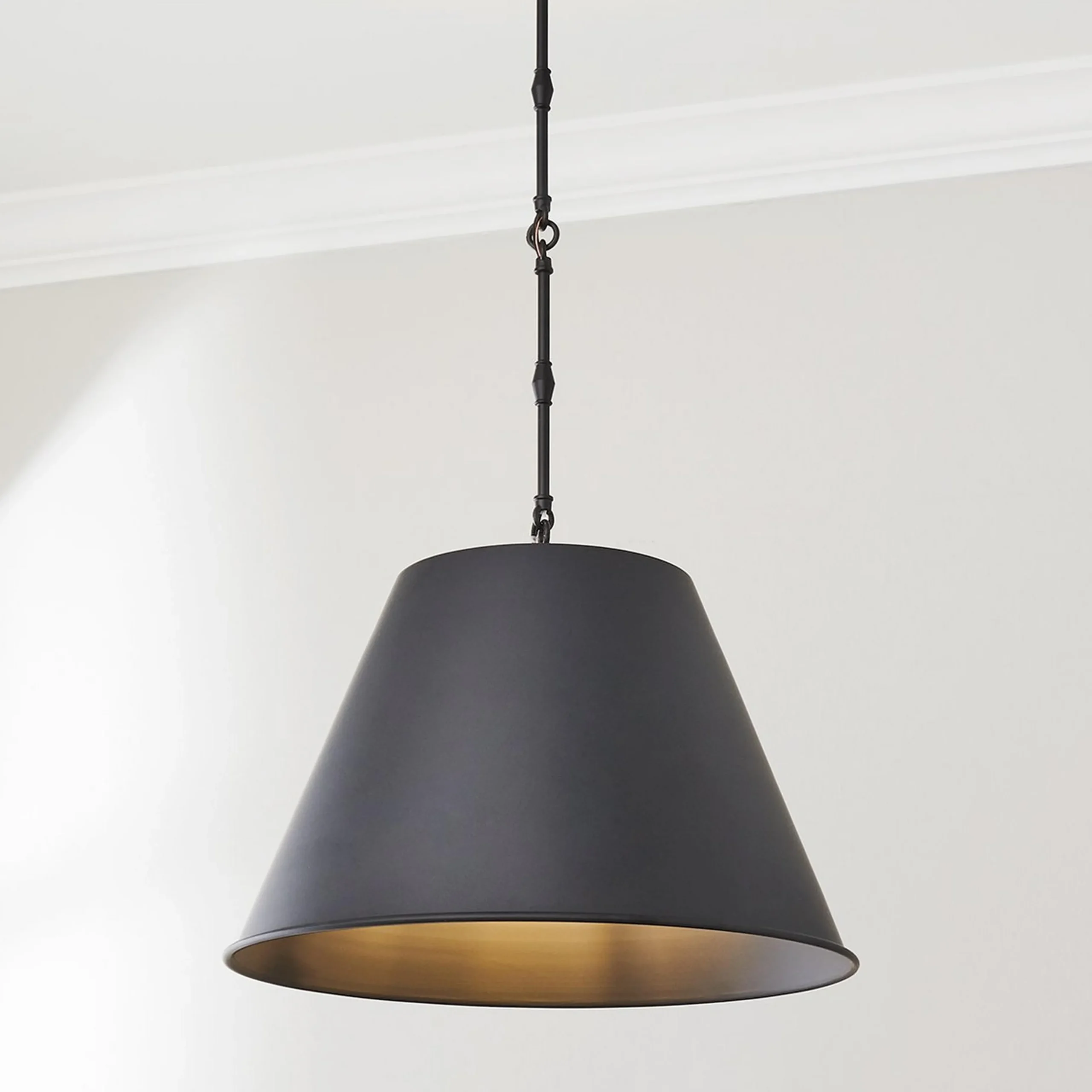 Modern Metal Shade Pendant - Large