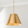 Modern Metal Shade Pendant - Large