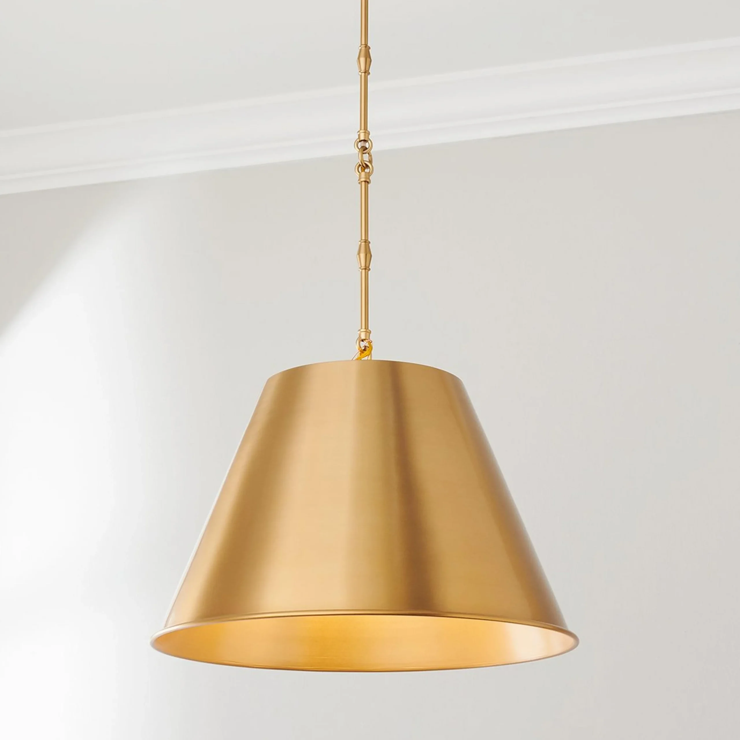 Modern Metal Shade Pendant - Large