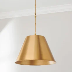Modern Metal Shade Pendant - Large