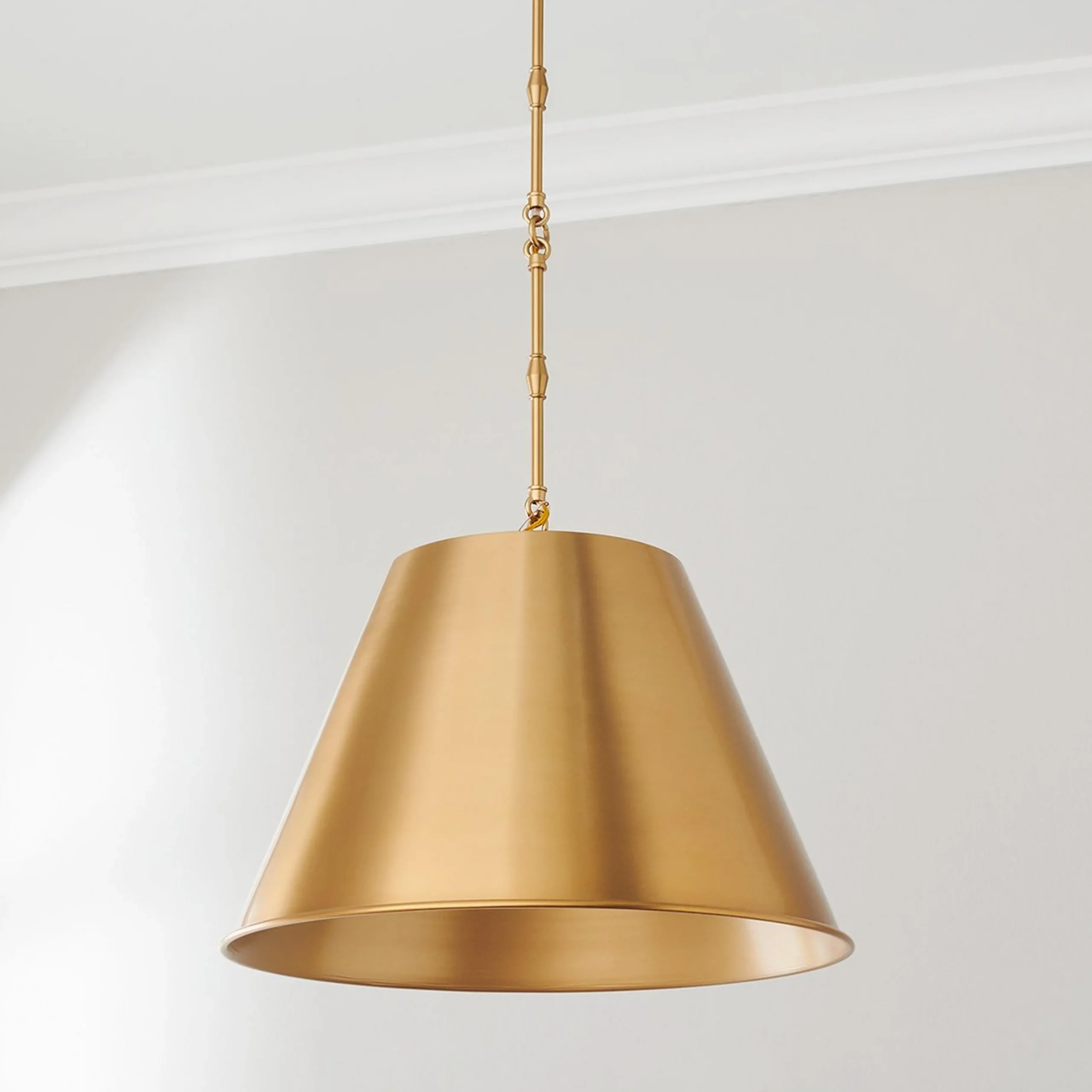 Modern Metal Shade Pendant - Large