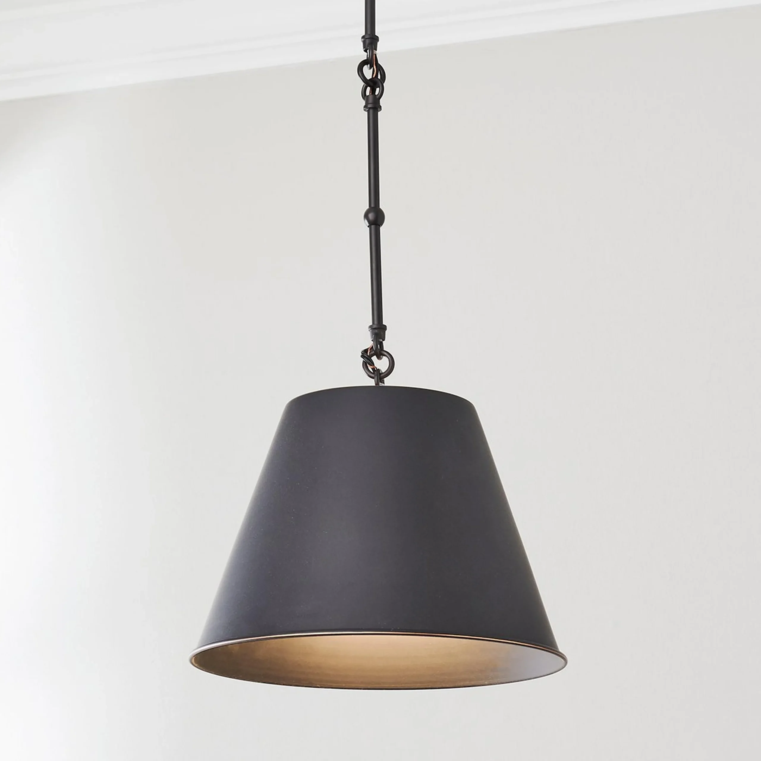 Modern Metal Shade Pendant - Small